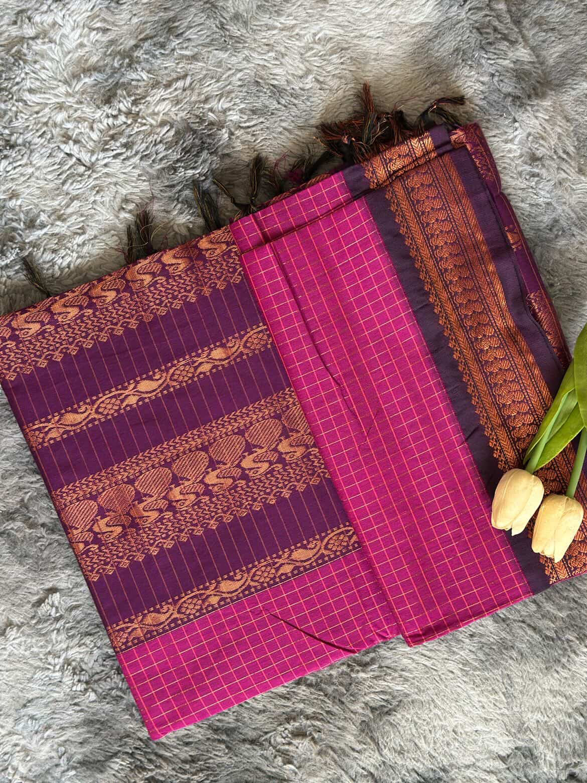 Kalyani Magenta Purple