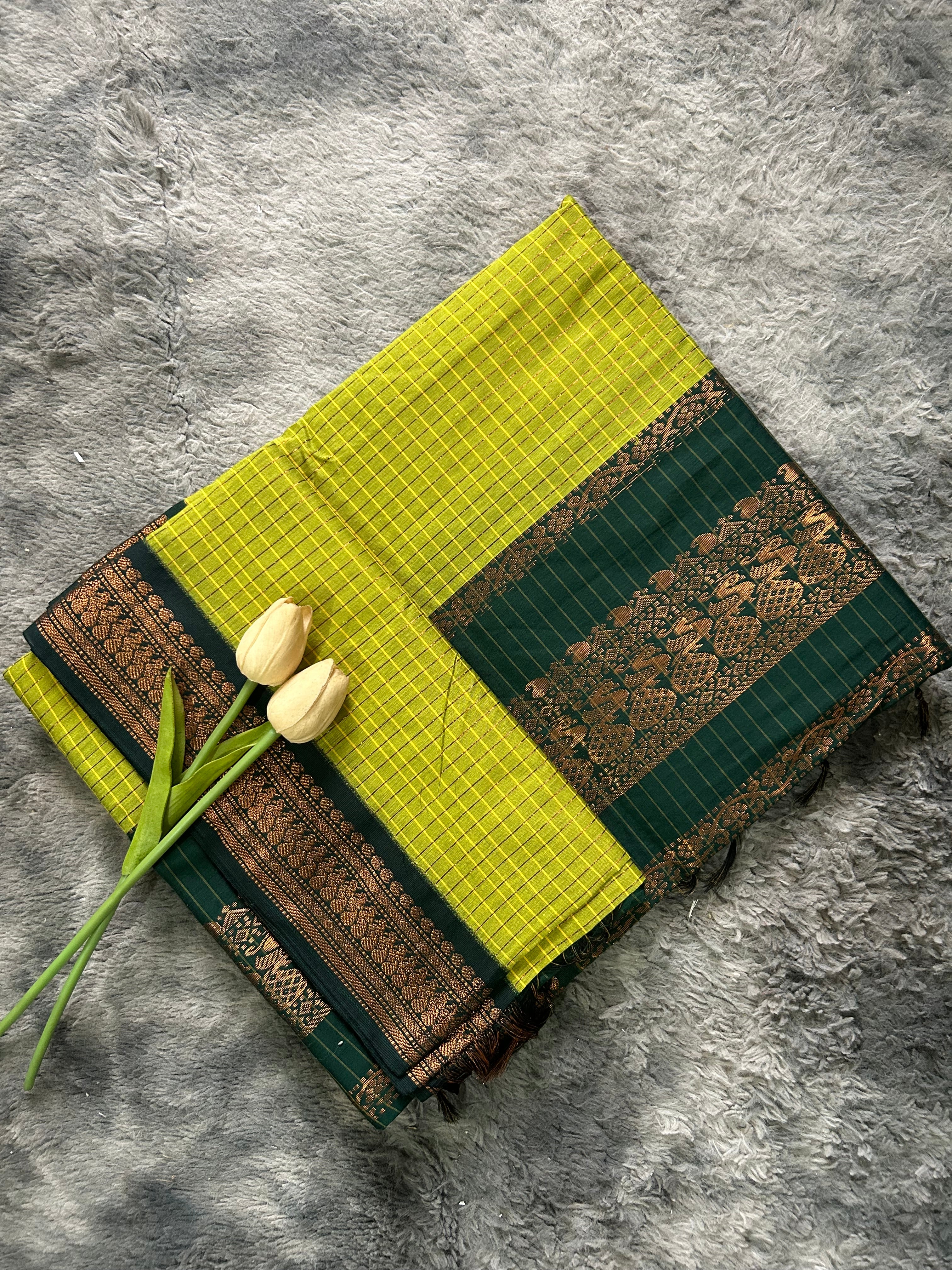 Light green dark green