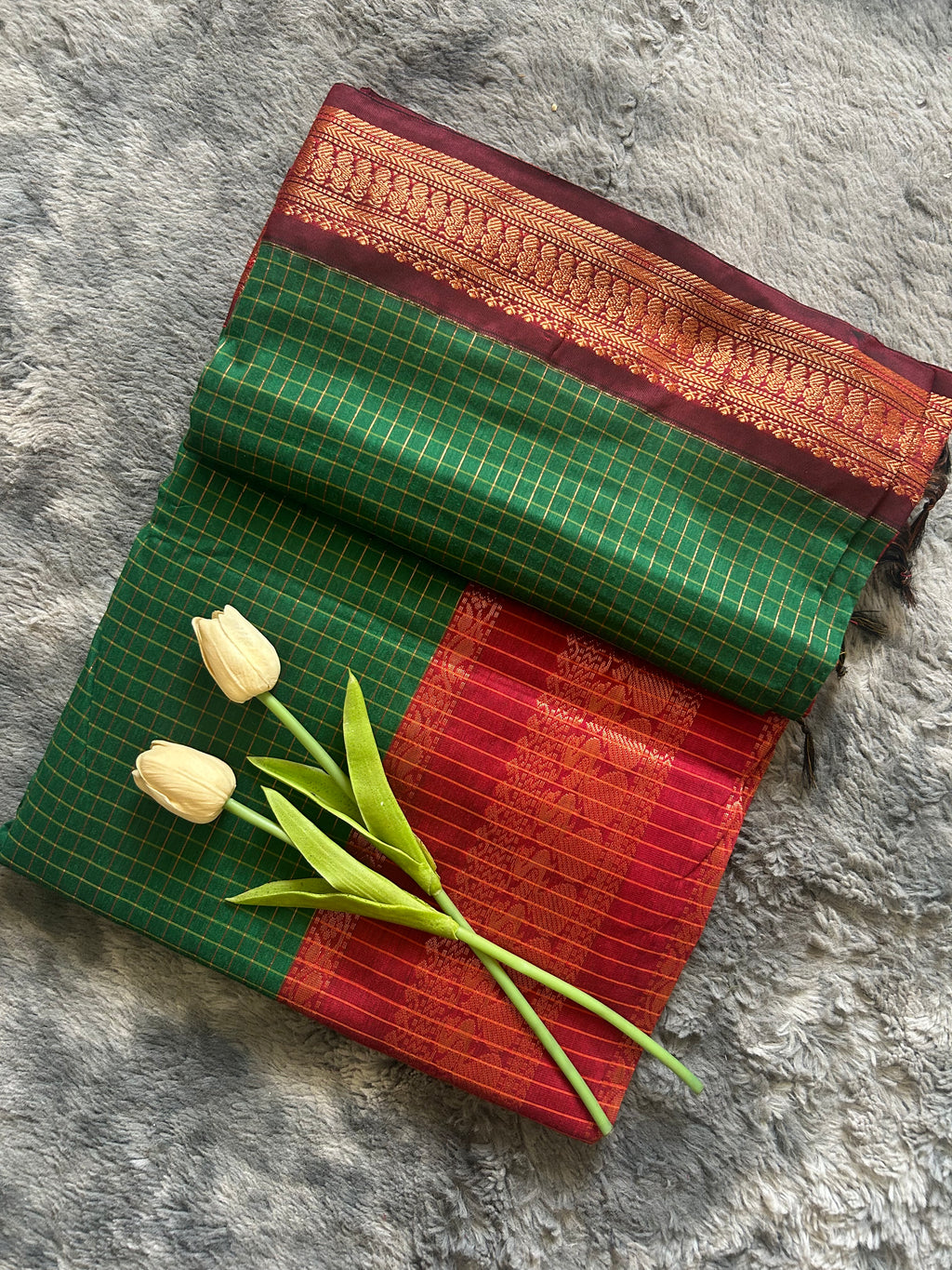 Kalyani Green Red
