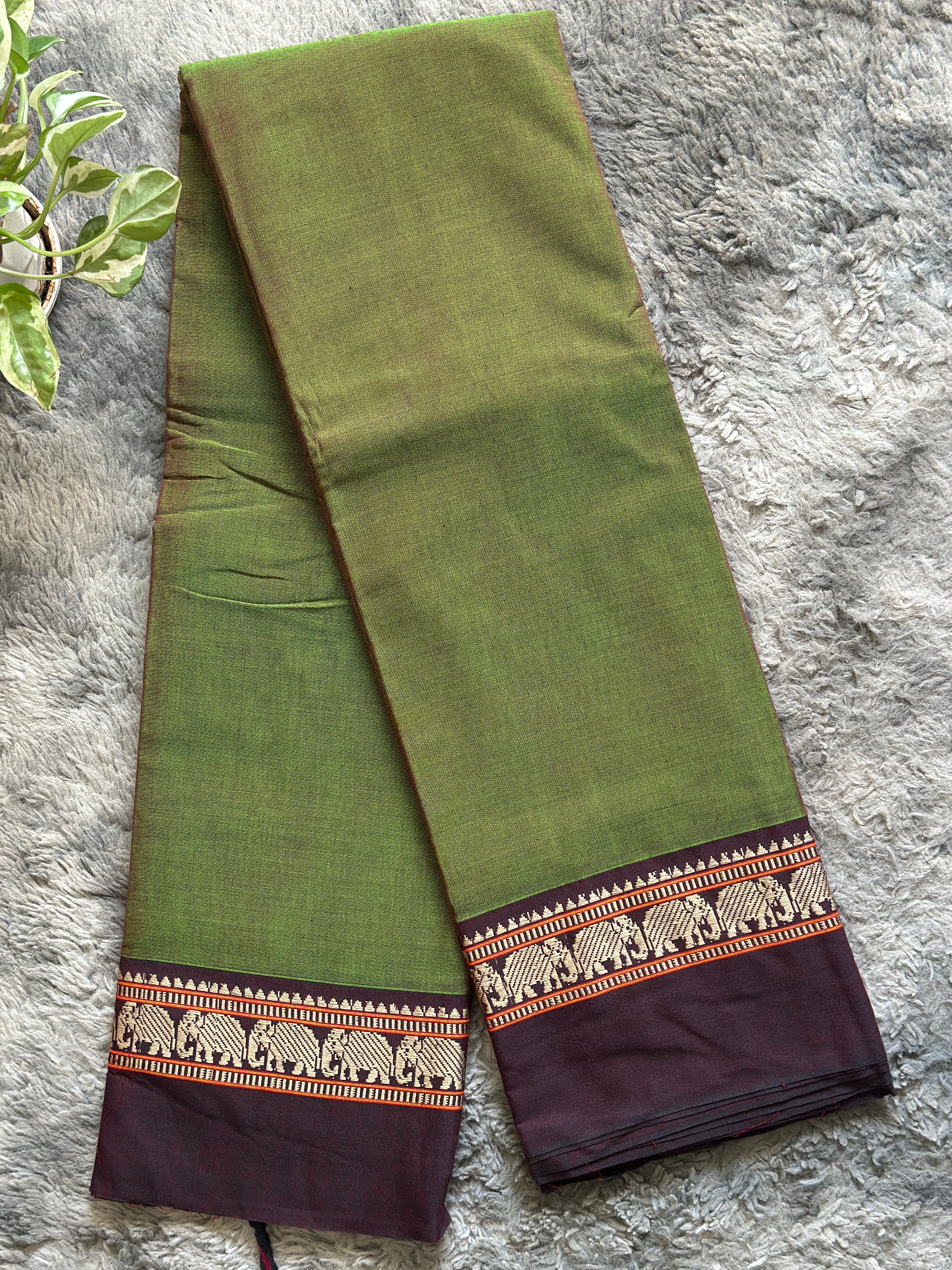 Narayanpet plane light green brown