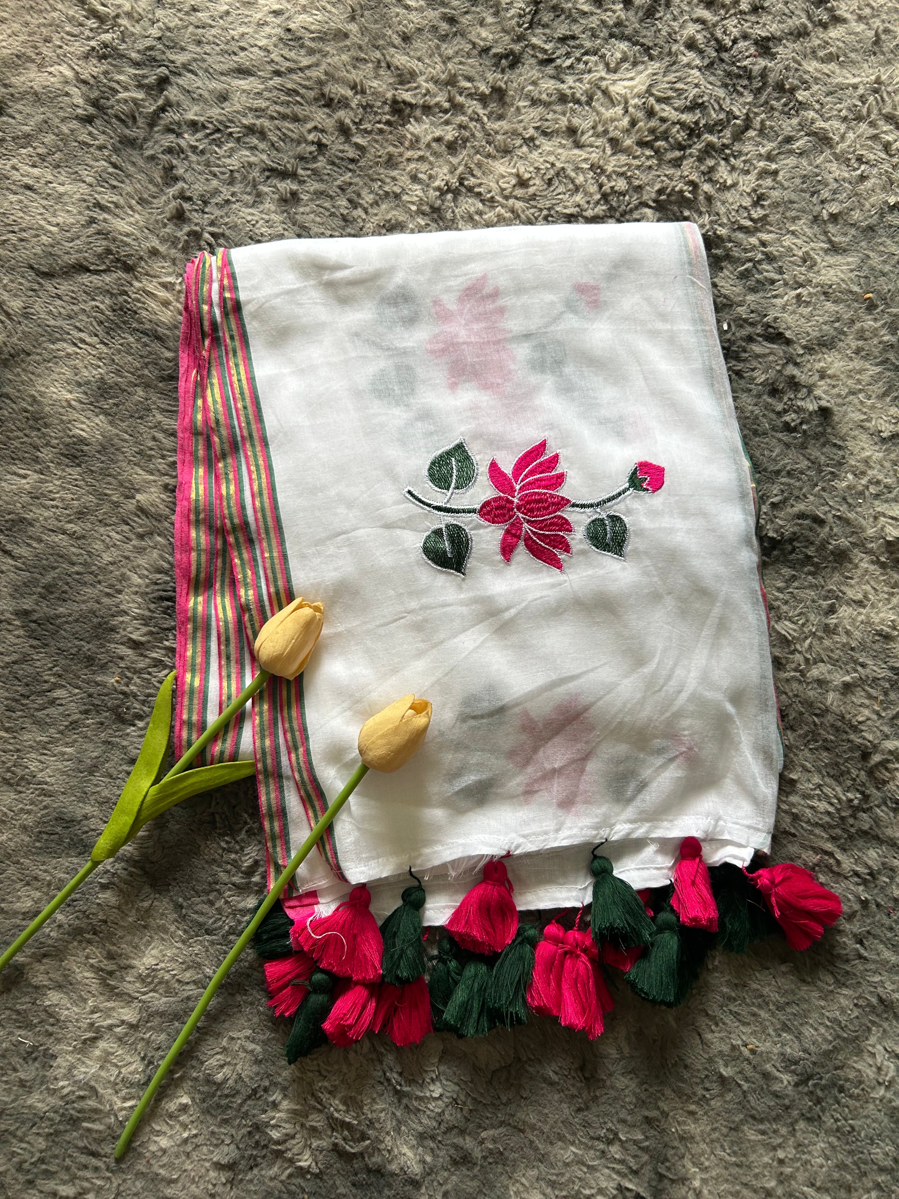 Mulcotton Lotus white