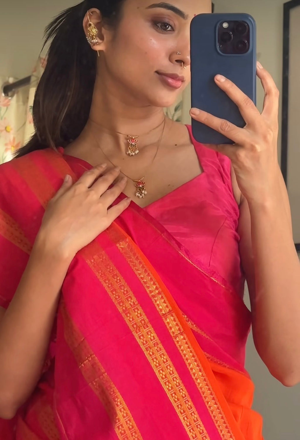 Kanchi Border Soft Cotton