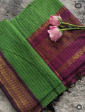 Kalyani Vibrant Green Purple