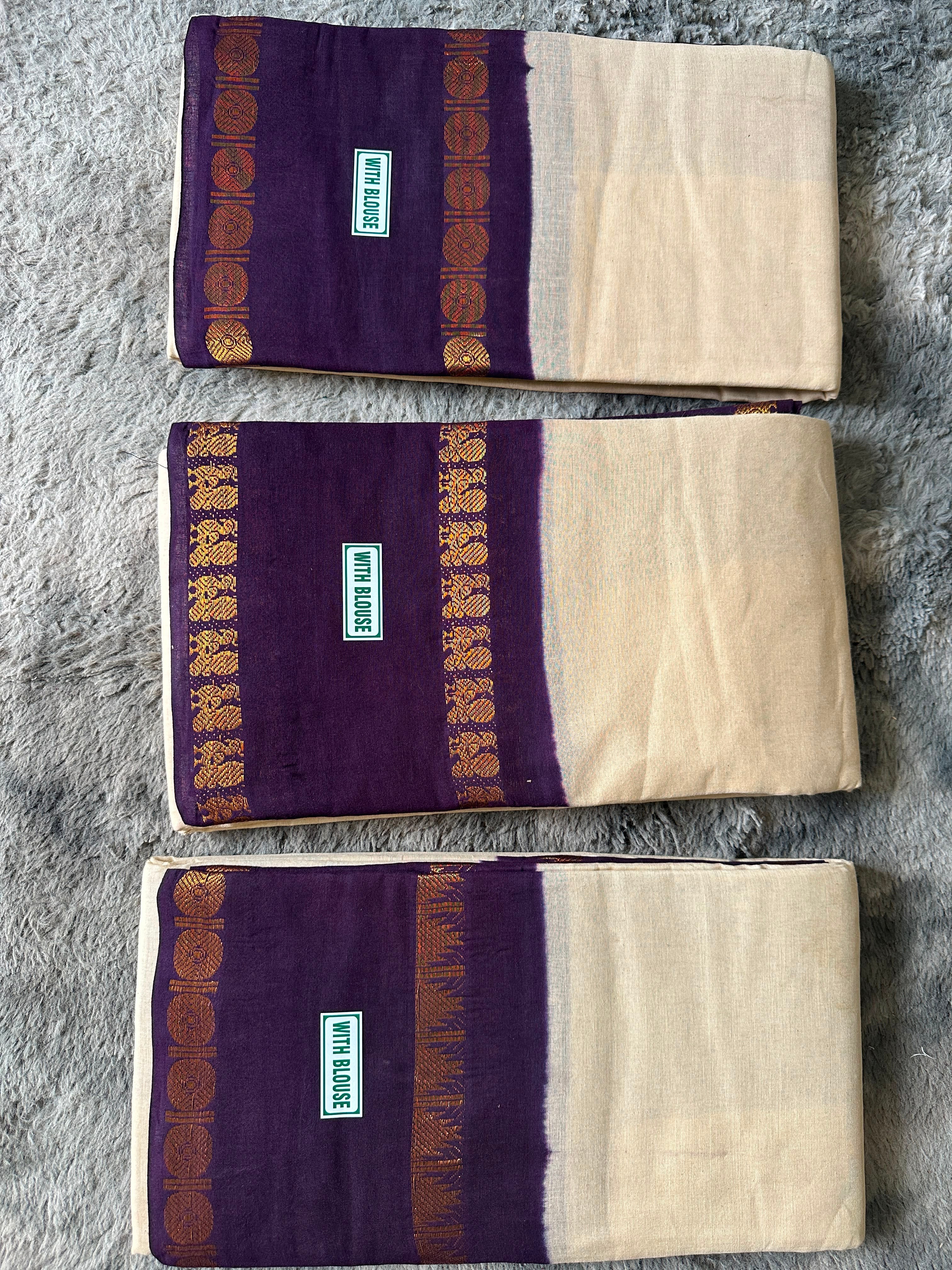Offwhite Violet plain