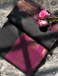 Kalyani Black Magenta