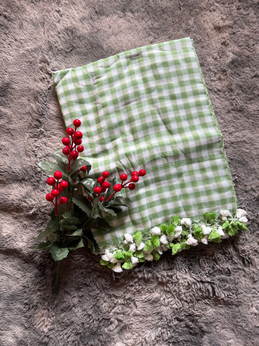 Mulcotton Green White Checks