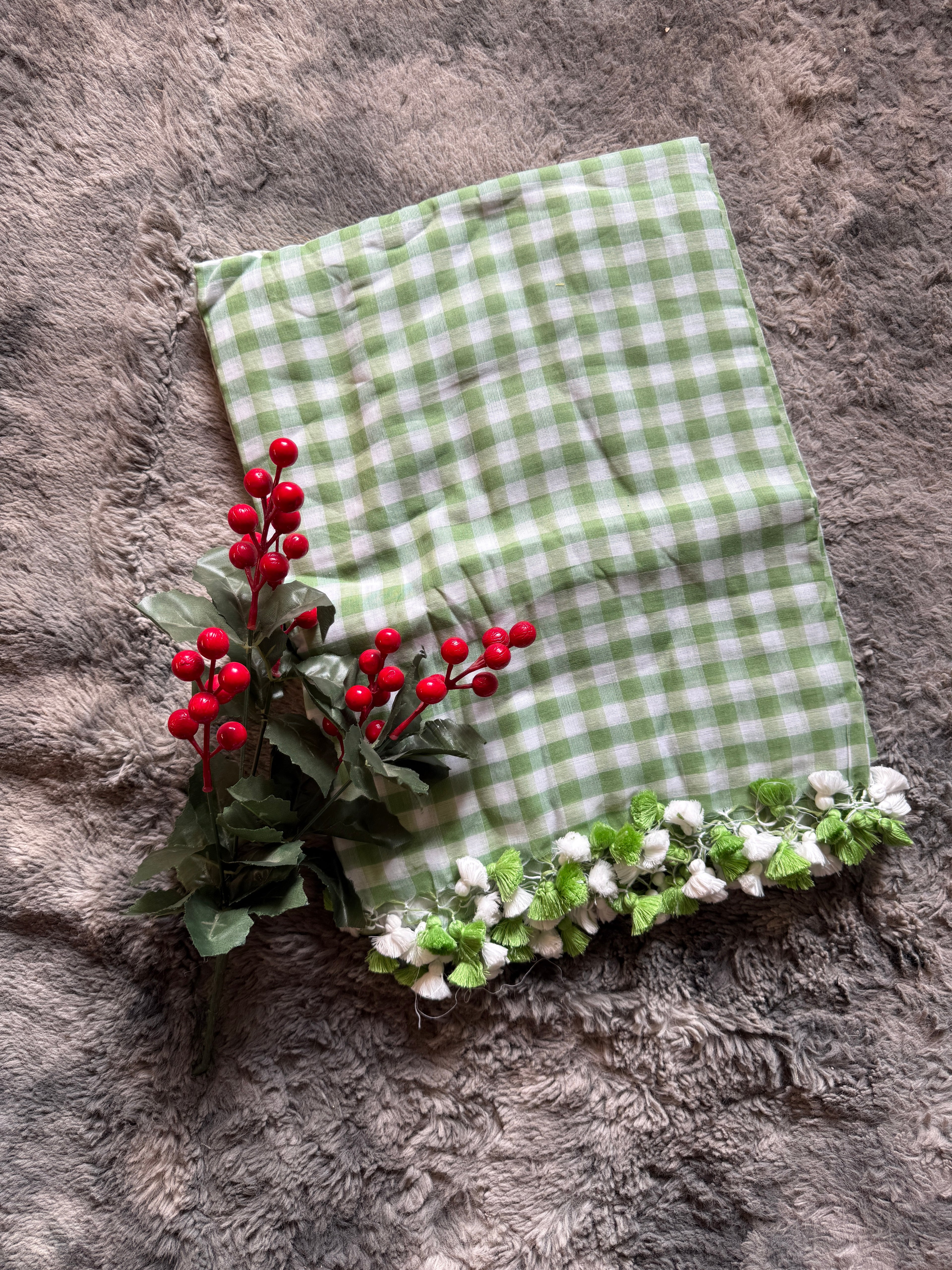 Mulcotton Green White Checks