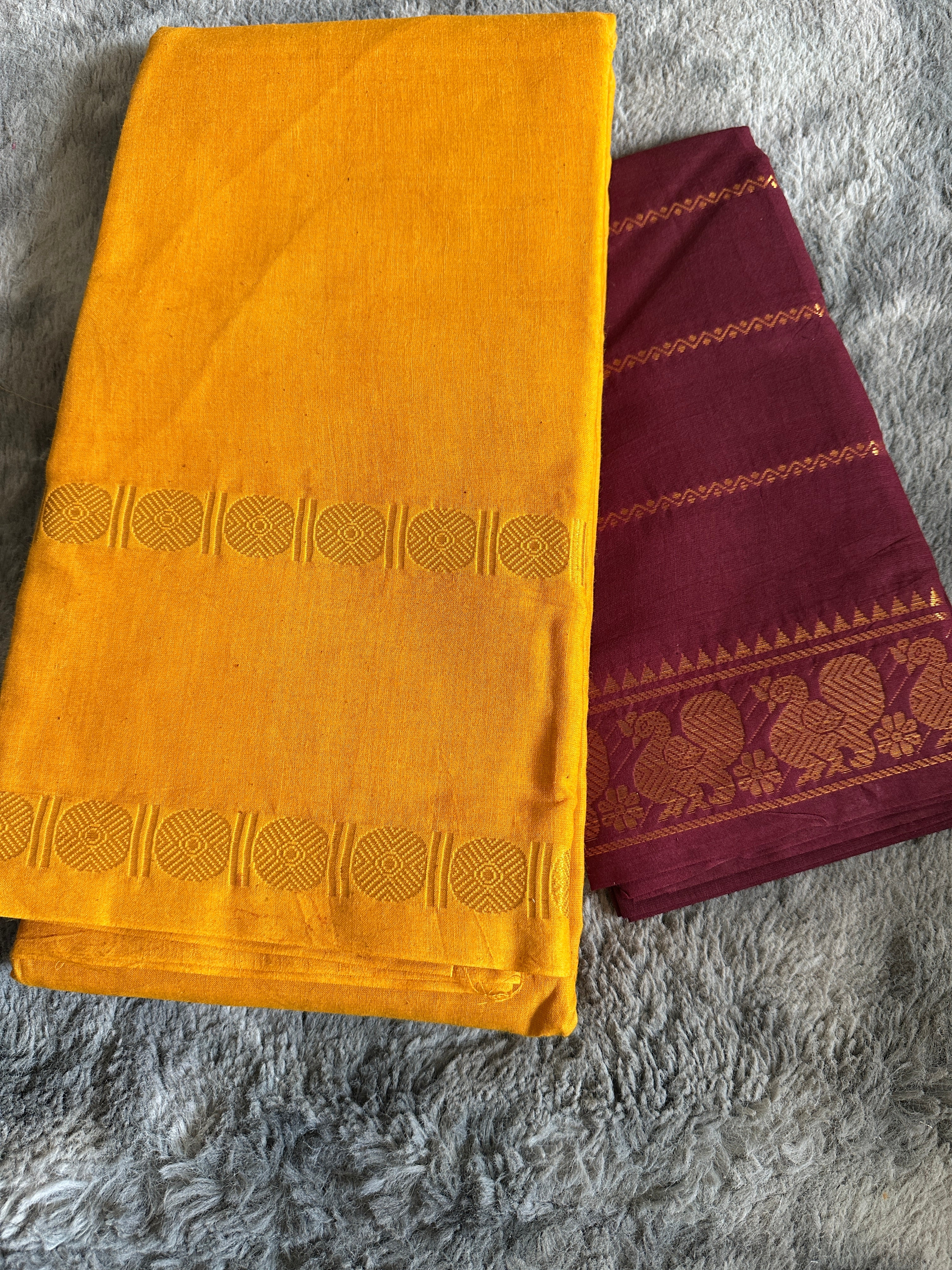 Sungudi Plane Yellow Brown BP