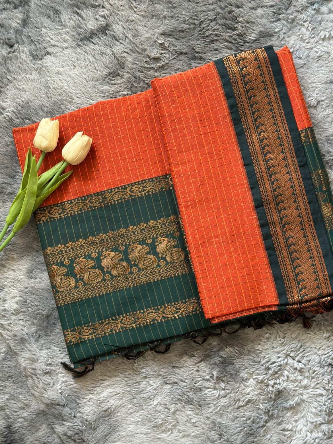 Kalyani orange green