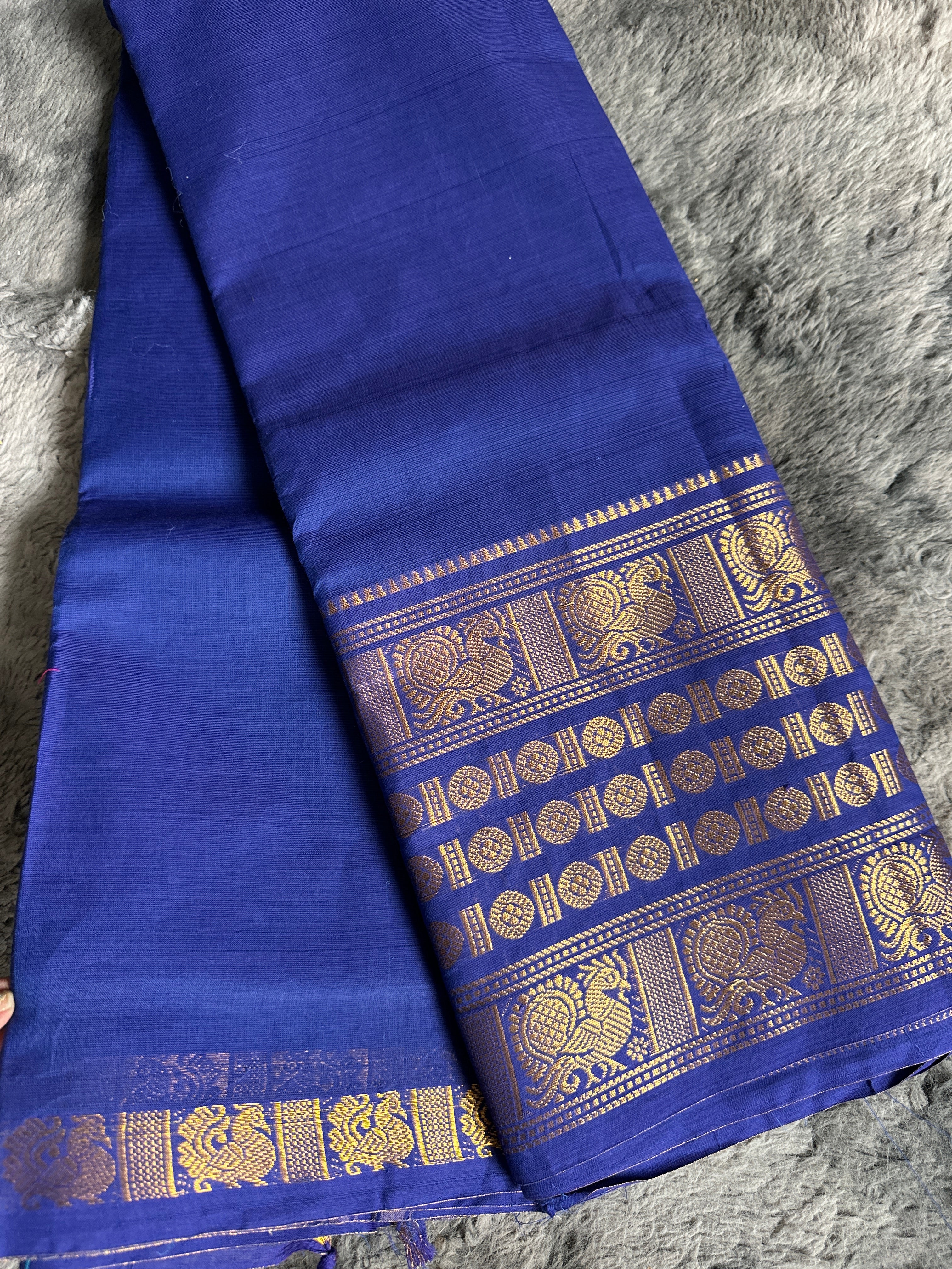 Kanchi cotton Dark Blue