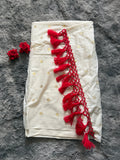 Kerala Saree Red Pallu
