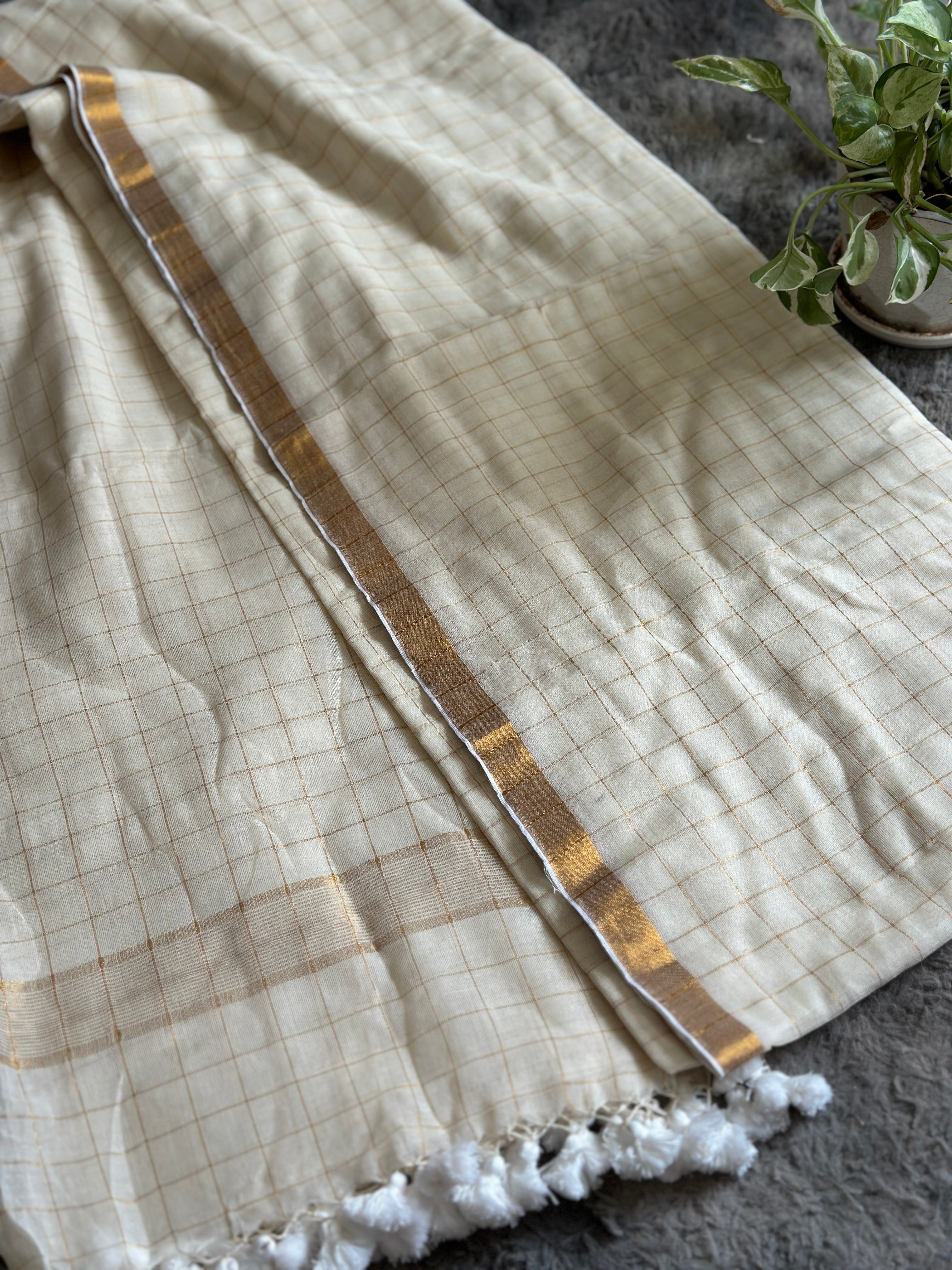 Mulcotton white checks