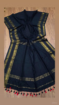 Kanchi Border Soft Cotton Black