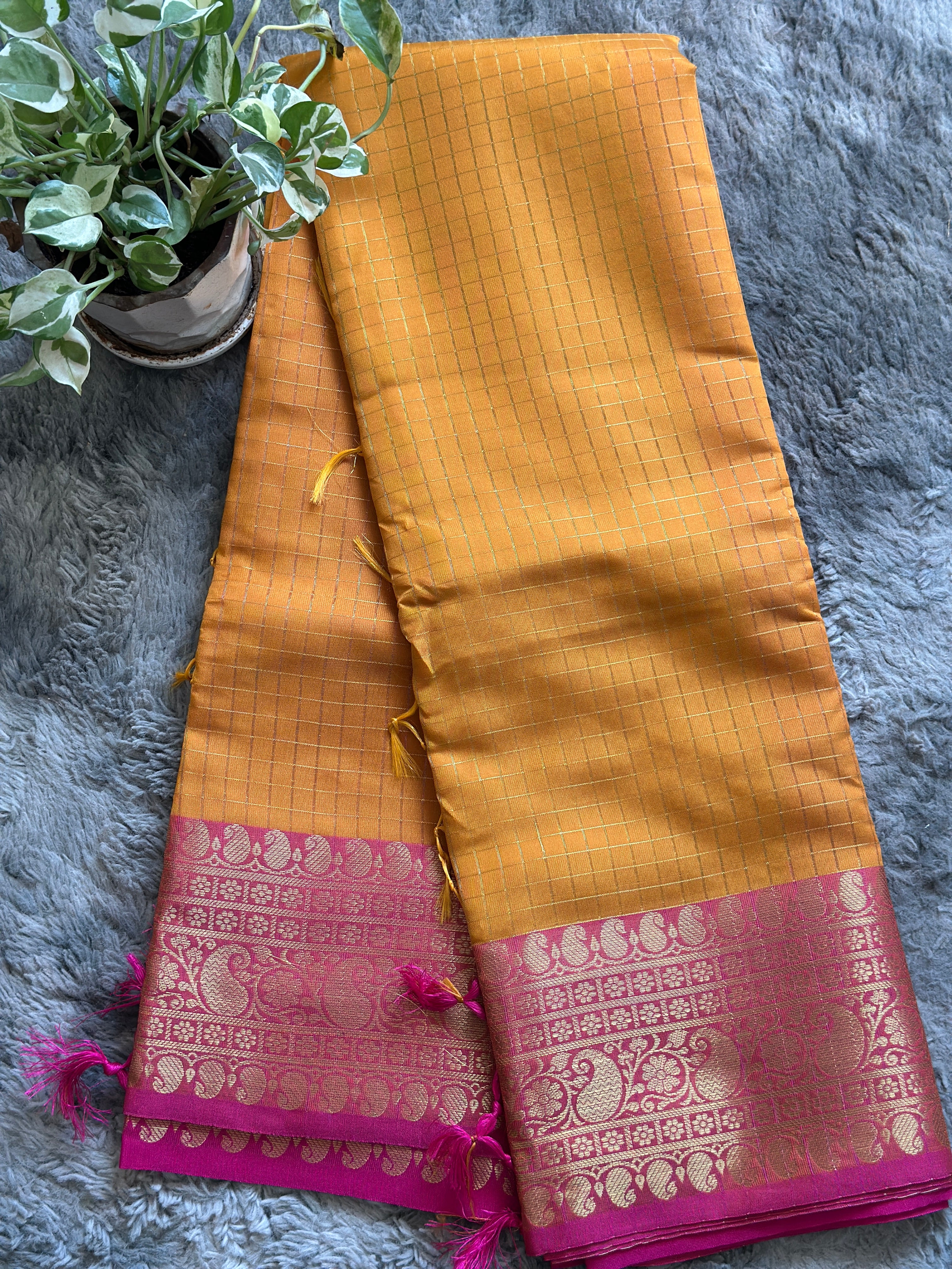 Semi Silk Yellow Pink