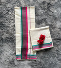 Set Mundu- Rani Pink Green