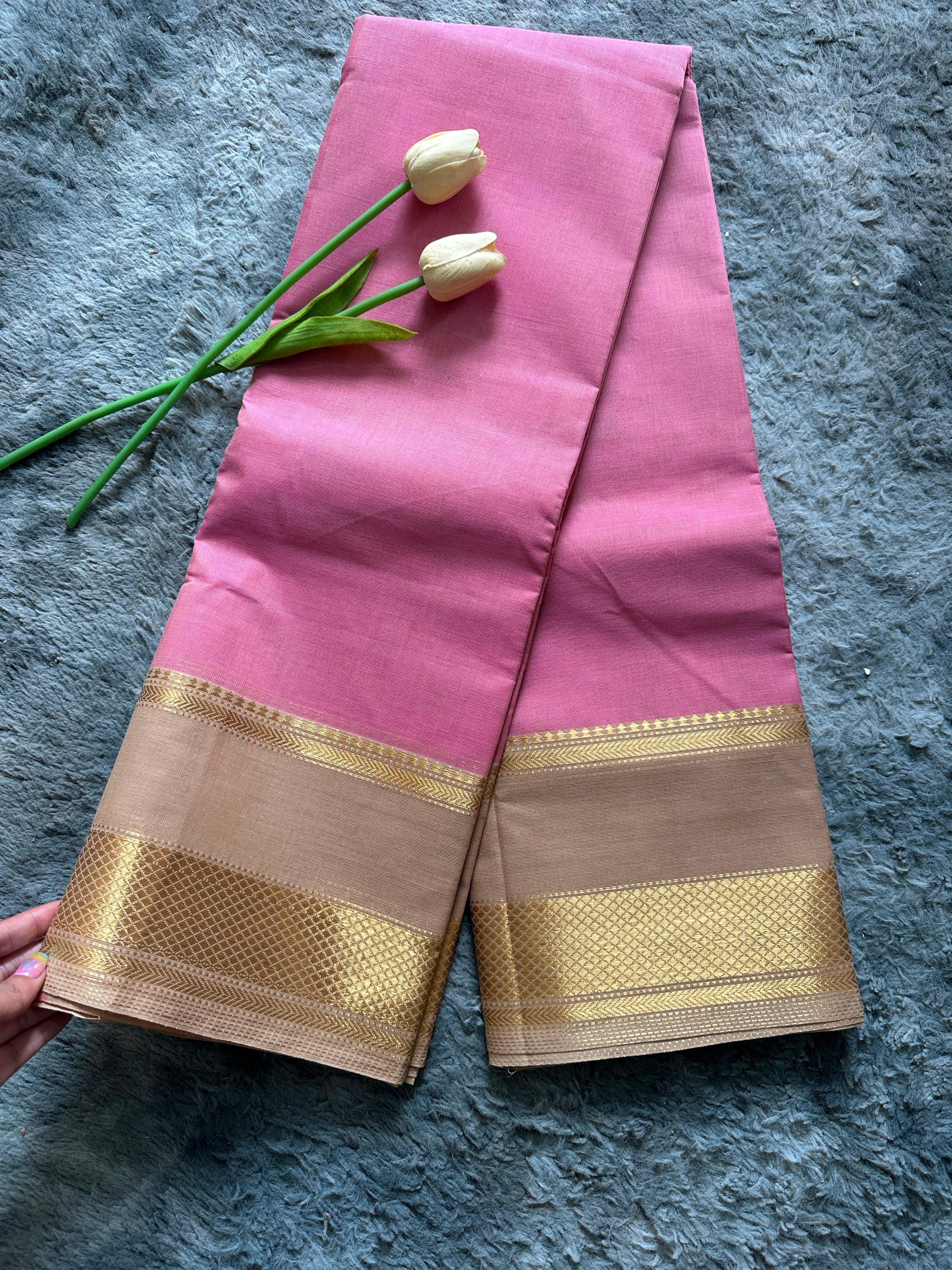 Pastel Pink and Cream