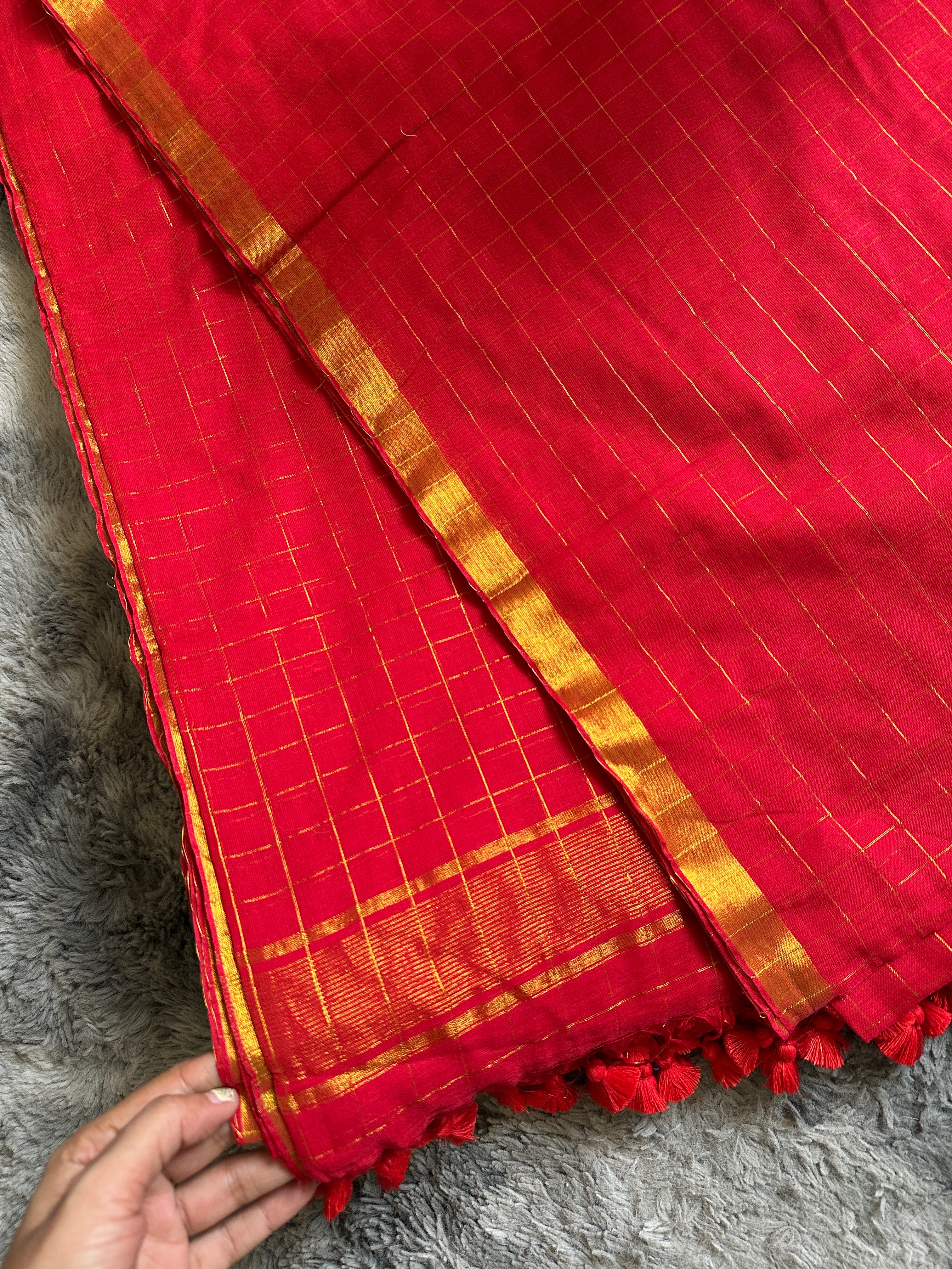 Mulcotton Red checks