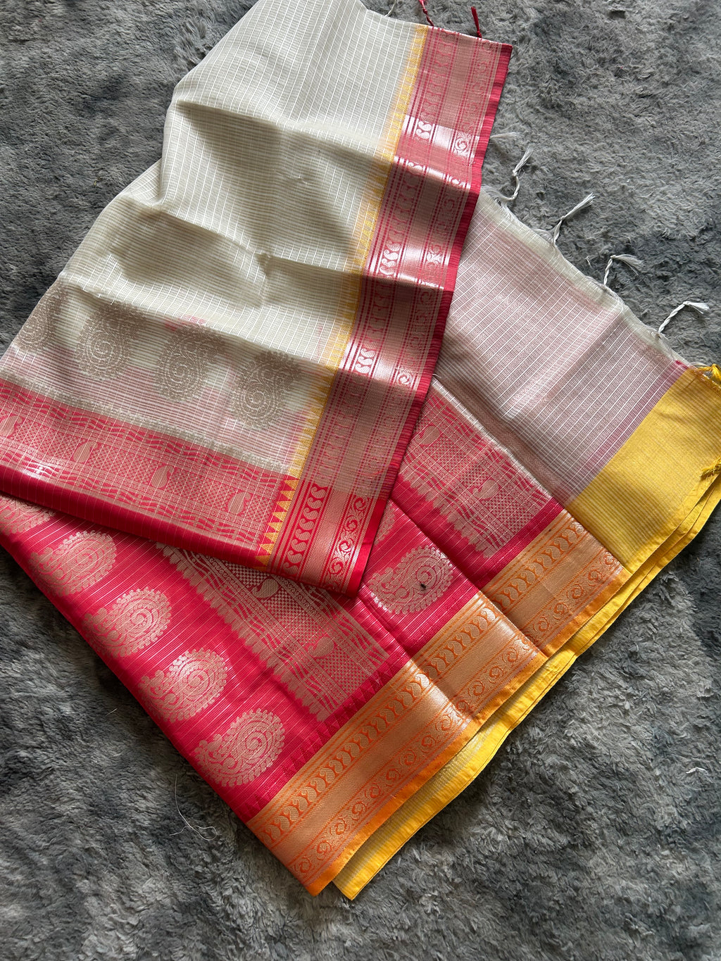 Cotton Silk Kota Check