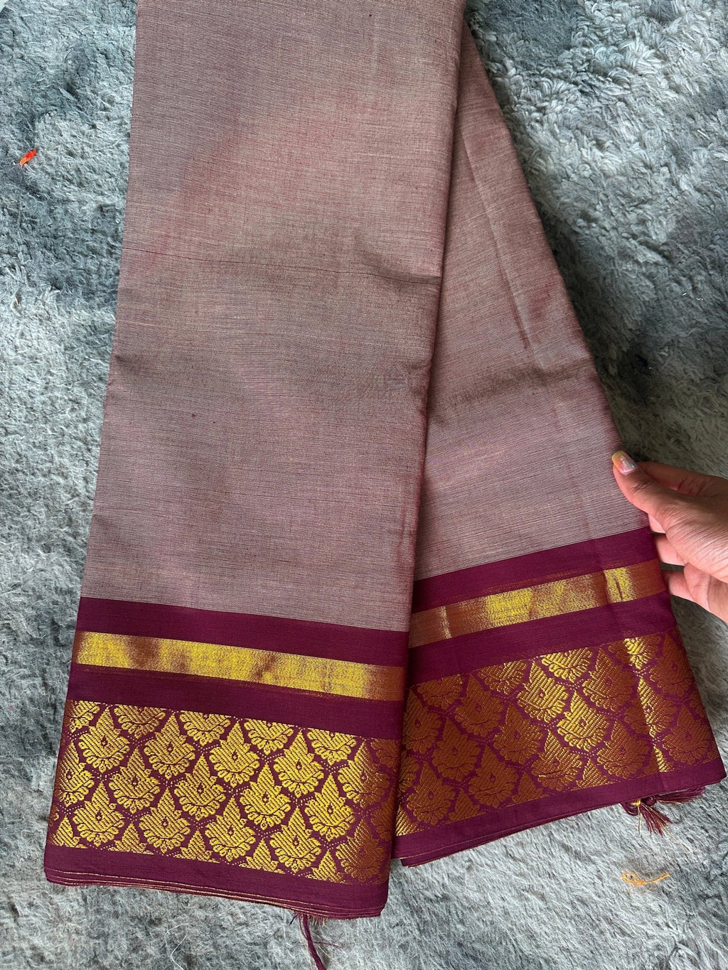 Brown with Maroon - ChaayamCo