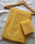 Cotton Yellow White - ChaayamCo