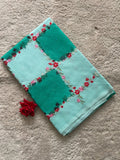 Green Embroidery- Cotton Saree - ChaayamCo