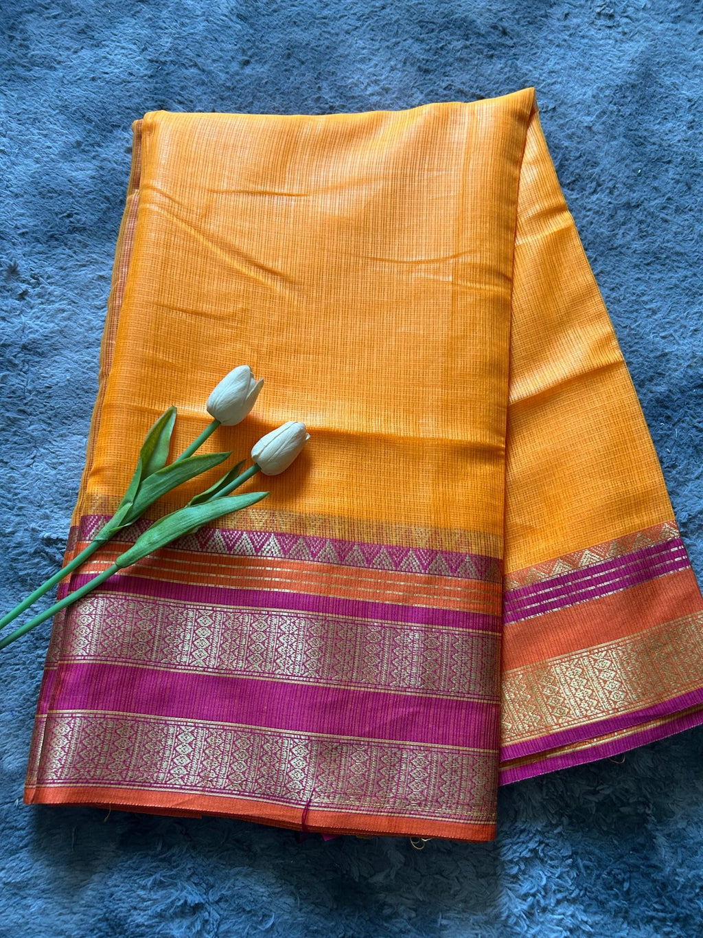 Kota Festive - Mango Yellow Pink - ChaayamCo