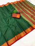 Kota Plain - Green Red - ChaayamCo