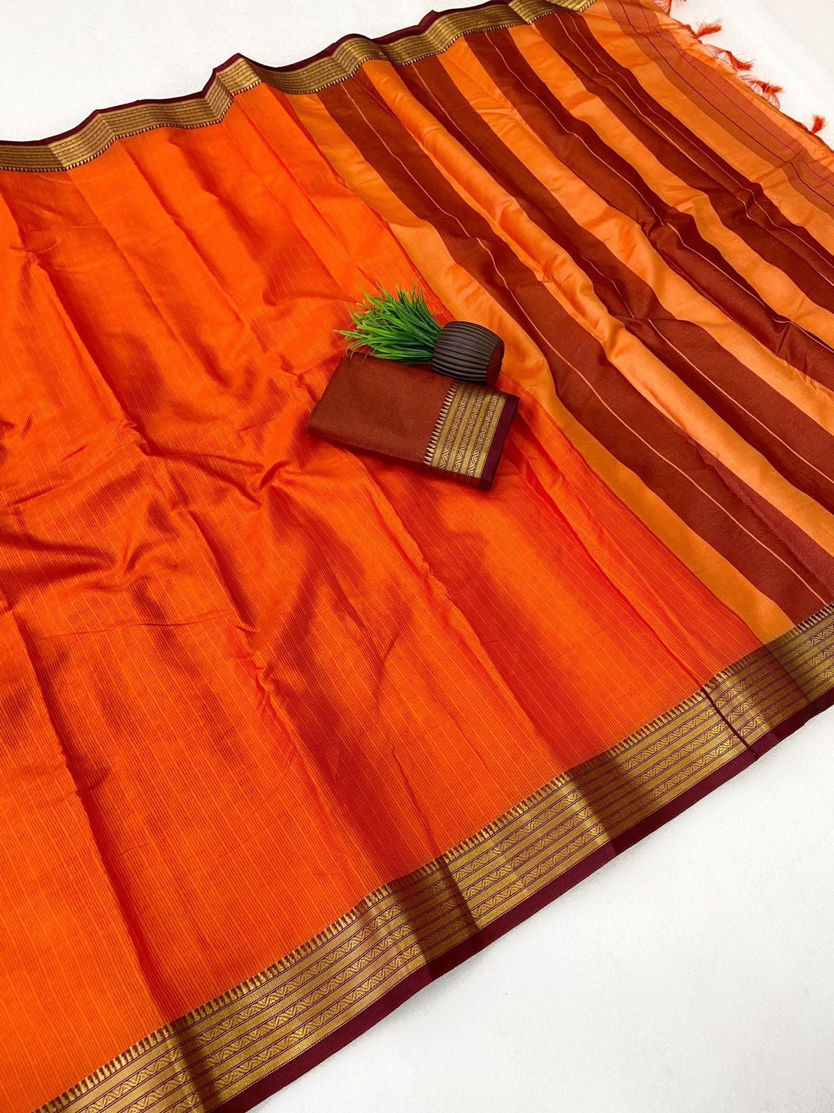 Kota Plain - Orange Plum - ChaayamCo