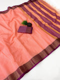 Kota Plain - Peach Magenta - ChaayamCo