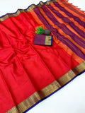 Kota Plain - Red Blue - ChaayamCo