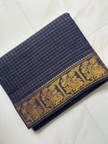 Navy Blue Checks - ChaayamCo