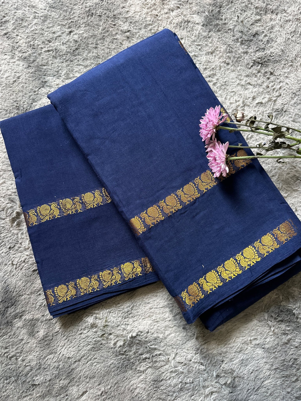 Plain Navy Blue - ChaayamCo