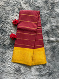 Velthari Maroon Yellow - ChaayamCo